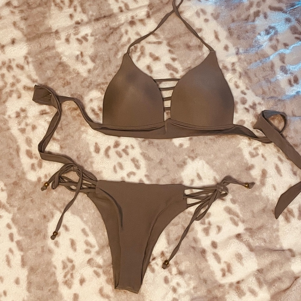 Olive green bikini